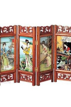 屏风美人